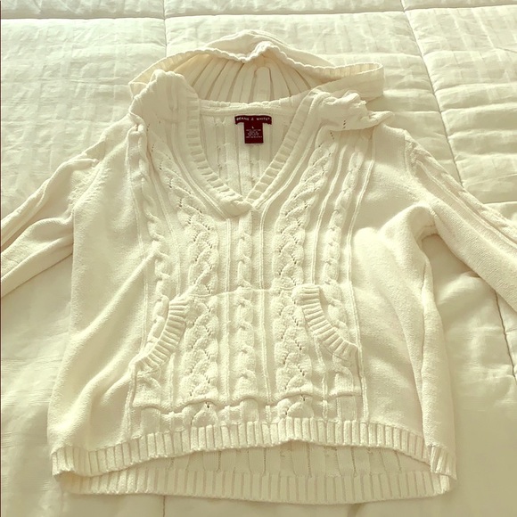 Deane and White Hooded Sweater - Picture 1 of 3